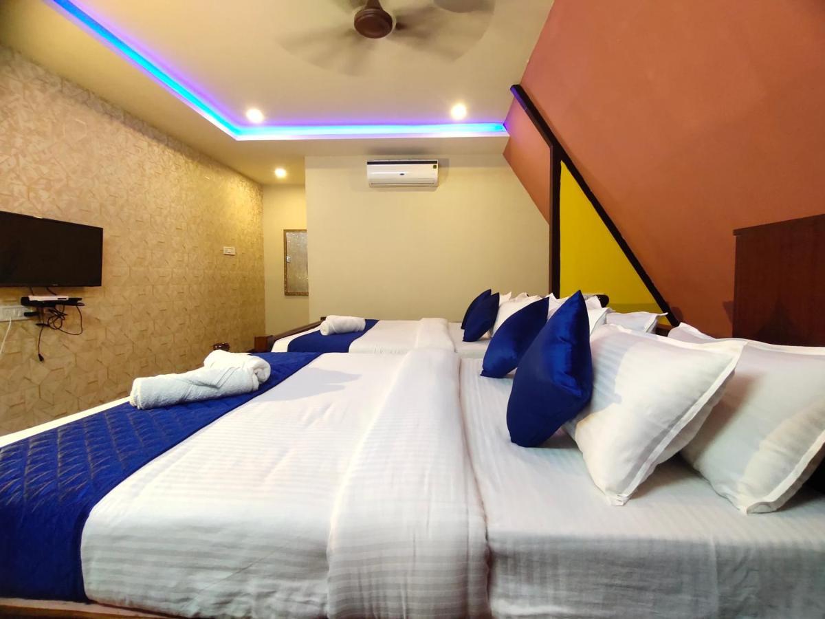Pv Cottages Serenity Beach ปอนดิเชอรี ภายนอก รูปภาพ