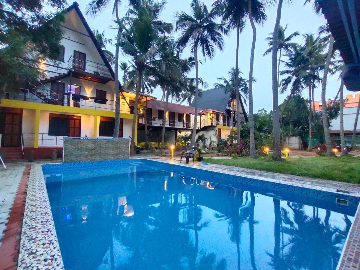 Pv Cottages Serenity Beach ปอนดิเชอรี ภายนอก รูปภาพ