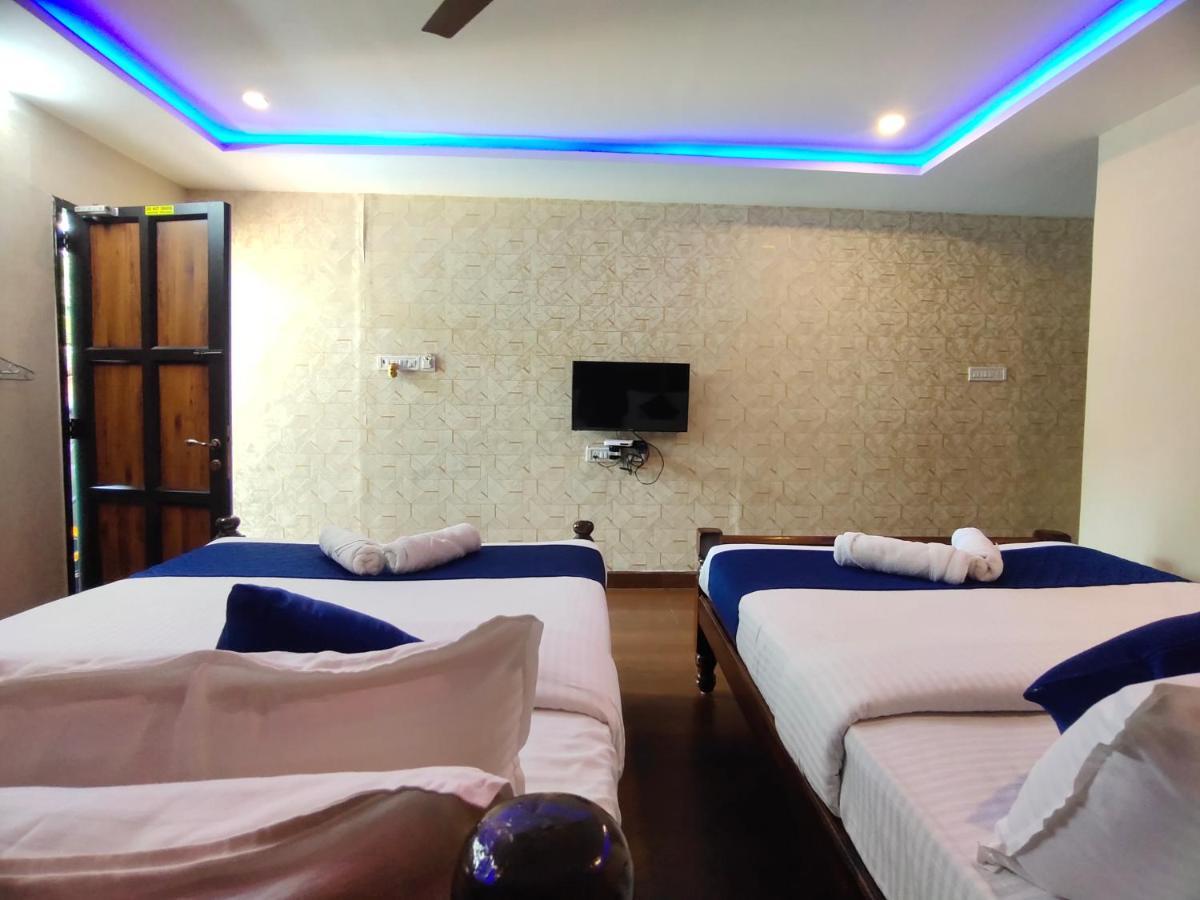 Pv Cottages Serenity Beach ปอนดิเชอรี ภายนอก รูปภาพ