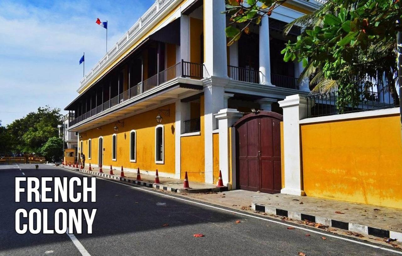 Pv Cottages Serenity Beach ปอนดิเชอรี ภายนอก รูปภาพ
