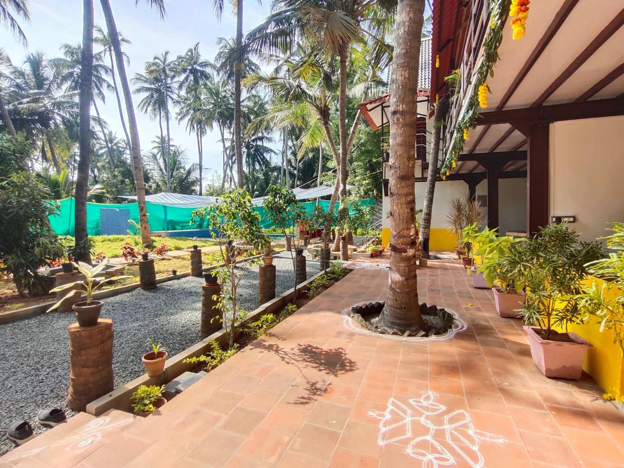Pv Cottages Serenity Beach ปอนดิเชอรี ภายนอก รูปภาพ
